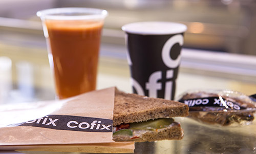 Первая кофейня Cofix открылась в Москве