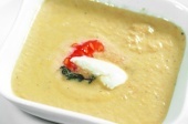 Кремовый суп из баклажанов